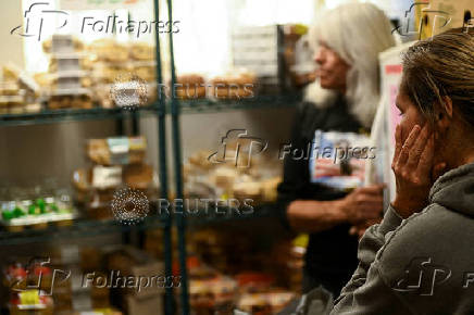 Food pantry is busy, weeks into the continuing U.S. government shutdown, in Fountain
