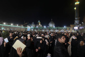 Death anniversary of Imam Ali and Laylat al-Qadr during the holy month of Ramadan, at the shrine of Abdol-Azim in Tehran