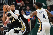 NBA: New Orleans Pelicans at Milwaukee Bucks