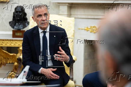 US President Trump meets Canadian Prime Minister Carney at the White House