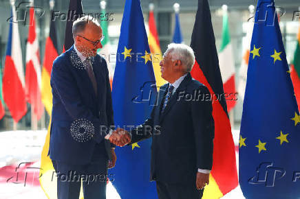 German Chancellor Merz visits Brussels