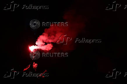 Serie A - Napoli fans gather to watch Napoli v Cagliari