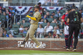 MLB: San Diego Padres at Atlanta Braves