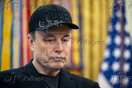 US President Trump, Elon Musk attend press conference in the White House's Oval Office