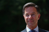 Foreign ministers and NATO Secretary General Mark Rutte meet, in Rome