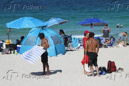 Ponto do píer da praia sul.