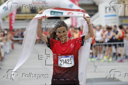 Ruppel Mathieu y Amaia Melero vencen en La Media de San Fermín