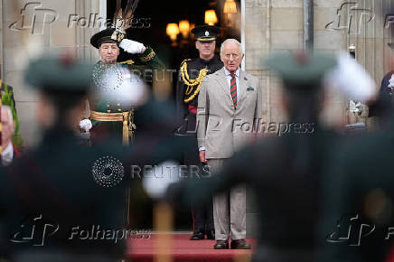 Britain's King visits Scotland for Holyrood Week