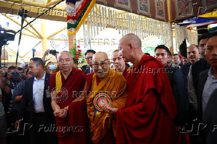 Dalai Lama celebrates 90th birthday, in Dharamshala