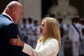 Italian Prime Minister Giorgia Meloni meets Austrian Chancellor Christian Stocker in Rome