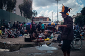 Movimento de dependentes químicos na região da Cracolândia
