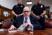 Harvey Weinstein appears before Manhattan Criminal Court, in New York City