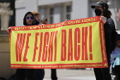People Rally to Protest Trump policies and Billionaires agenda