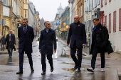 Canada?s Prime Minister Mark Carney campaigns in Quebec City Quebec