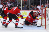 NHL: Stanley Cup Playoffs-Carolina Hurricanes at New Jersey Devils