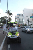 Passeio de carrinho elétrico gratuito