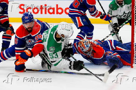 NHL: Stanley Cup Playoffs-Dallas Stars at Edmonton Oilers