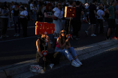 Anti-government protest in Belgrade