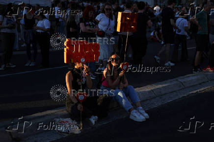 Anti-government protest in Belgrade