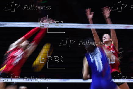 FIVB Volleyball Women's Nations League - Belgium vs Thailand