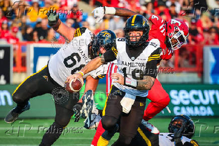 CFL: Hamilton Tiger-Cats at Calgary Stampeders