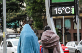 Manhã fria na capital paulista