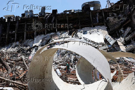 Weizmann Institute of Science buildings left in ruins following an Iranian missile strike