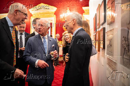 The King and Queen celebrate 25 years of the Royal Drawing School, in London