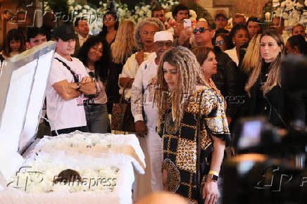 Velório da Cantora Preta Gil no Rio de Janeiro.