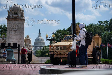 U.S. President Trump deploys the National Guard and federalizes the Metropolitan Police Department, in Washington, D.C.