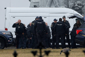 Canadian Parliament under lockdown, in Ottawa