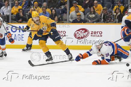 NHL: New York Islanders at Nashville Predators