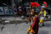 Catholics hold biblical dramas to mark Maundy Thursday of Lent season