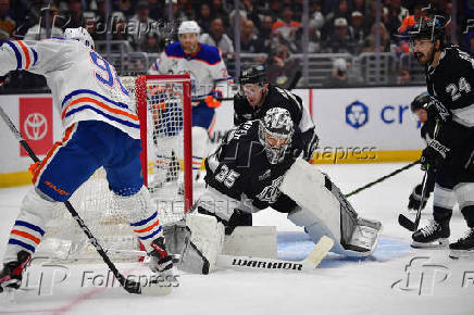NHL: Stanley Cup Playoffs-Edmonton Oilers at Los Angeles Kings