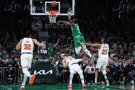 NBA: Playoffs-New York Knicks at Boston Celtics
