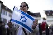 69th Eurovision Song Contest - Solidarity rally for the Israeli ESC participant Yuval Raphael