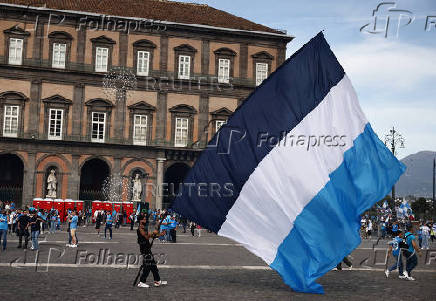 Serie A - Napoli fans gather before Napoli v Cagliari
