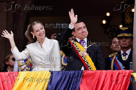 The inauguration of Ecuador's President Daniel Noboa, in Quito