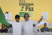 Cierre del quinto ciclo de diálogos de paz entre el Gobierno colombiano y disidencias de las FARC