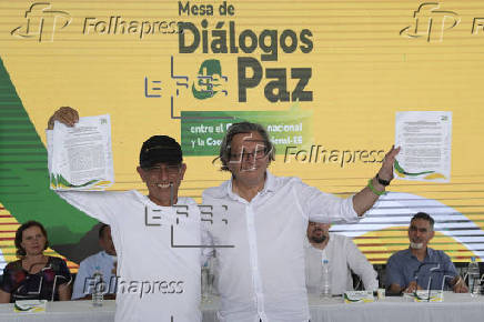 Cierre del quinto ciclo de diálogos de paz entre el Gobierno colombiano y disidencias de las FARC