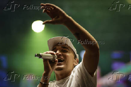 Cantor João Gomes na Virada Cultural 2025