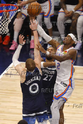 NBA: Playoffs-Oklahoma City Thunder at Minnesota Timberwolves
