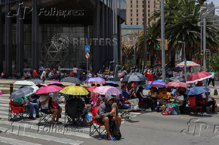 Protest of National Coordination of Education Workers (CNTE) in Mexico City