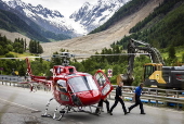 Aftermath of Birch Glacier collapse in Switzerland