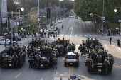 California National Guard stationed outside federal building in Los Angeles