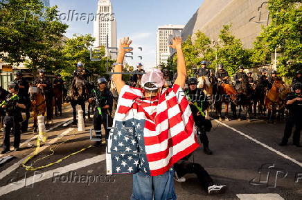 'No Kings' protest in Los Angeles