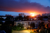 Aftermath of Russian drone and missile attacks in Kyiv