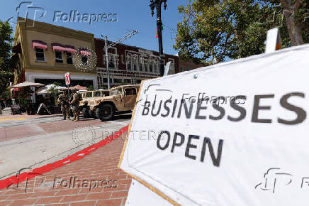 California National Guard deployed in California