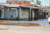 As chuvas aumentaram o nível do rio Jacuí, que ultrapassou a cota de inundação nas ilhas de Porto Alegre  - RS