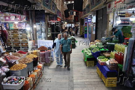 Daily life in a bazaar in Tehran amid ceasefire with Israel